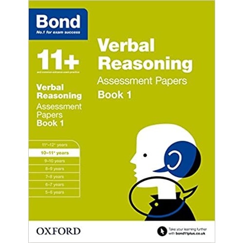 Bond 11+: Verbal Reasoning Assessment Papers: 10-11+ Years Book 1 Paperback