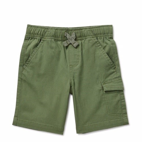 365 Kids Boys Solid Cargo Shorts – Green