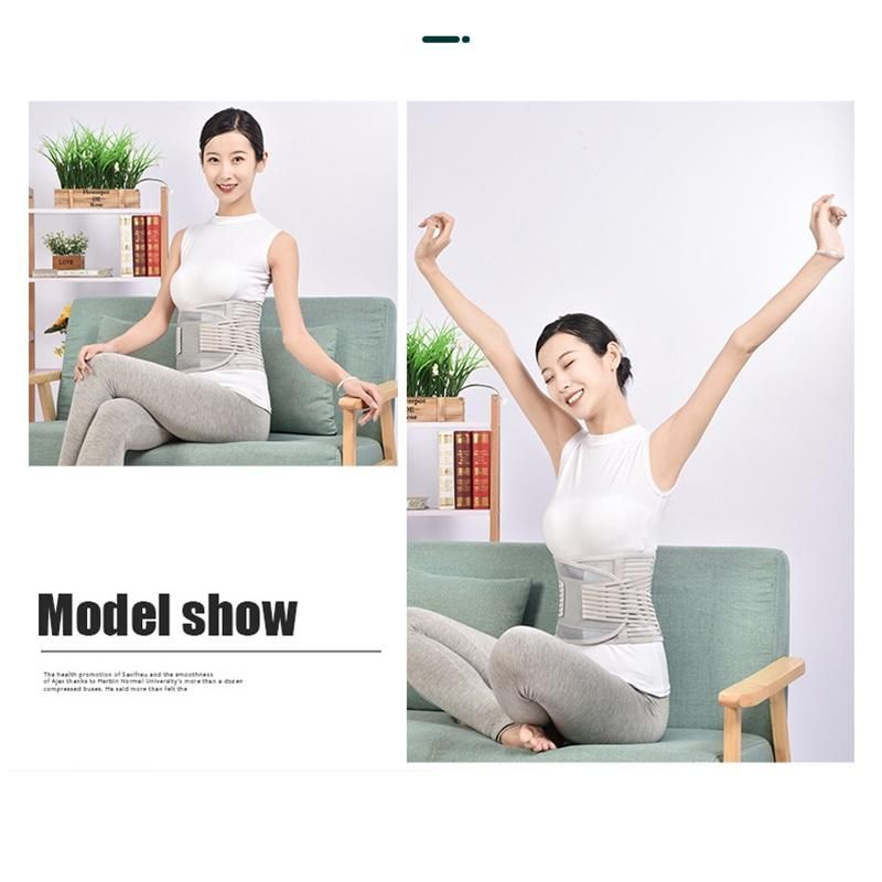 1PC Lumbar Support Waist Belt Health Therapy Breathable Back Spine Support
