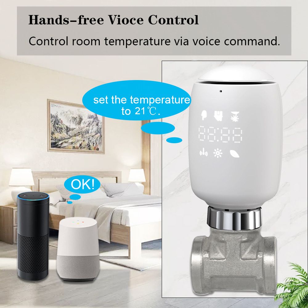 Tuya Zigbee3.0 Thermostatic Radiator Valve Temperature Controller
