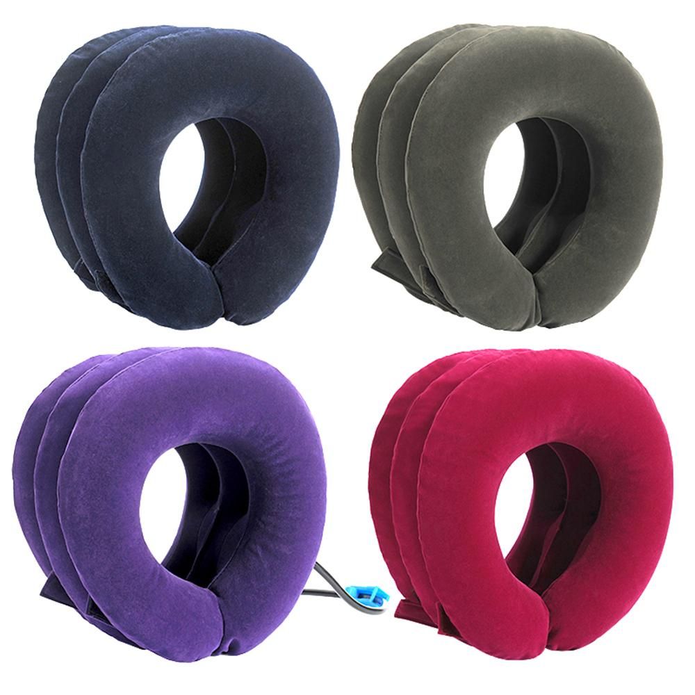 Inflatable Neck Tractor Relaxation Pillow Travel Soft Cervical Vertebra Traction Neck Relief Posture Correction Stretching Brace