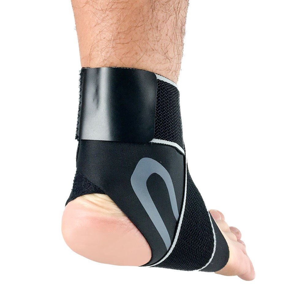 1PCS Pressurizable Bandage Ankle Support Protect Foot Basketball Football Badminton Anti Sprain Ankle Guard Warm -Orange--Right