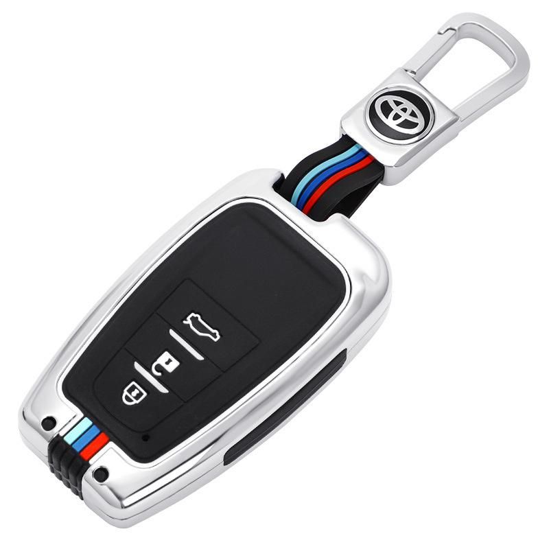 Suitable for Toyota car key set Corolla Asia Dragon Camry Ray Ling Yize CHR Rong put RAV4 shell buckle opp bag Matt gun 4 button single shell
