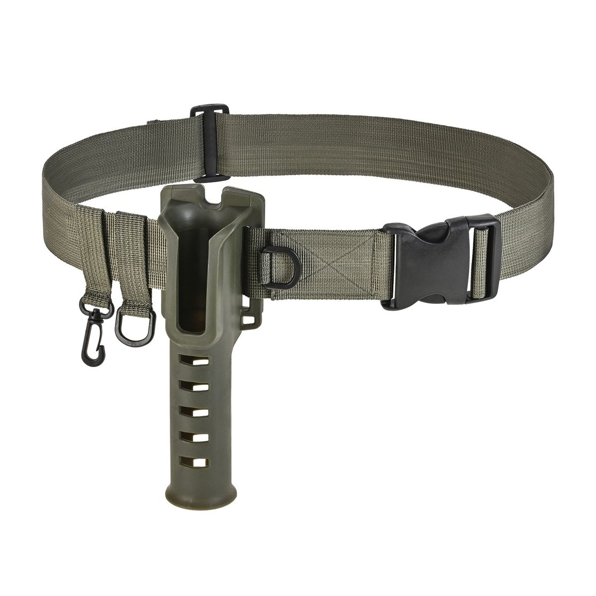 Fishing Rod Waist Bracket Outdoor Fishing Pole Inserter Rod Army Green