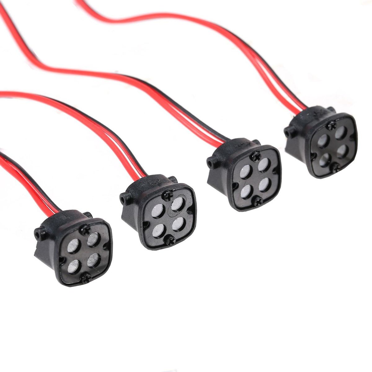 RC Car LED Roof Lights Headlights Spotlight Compatible with Axial SCX10 Traxxas TRX4 D90 Redcat GEN8 RC Car