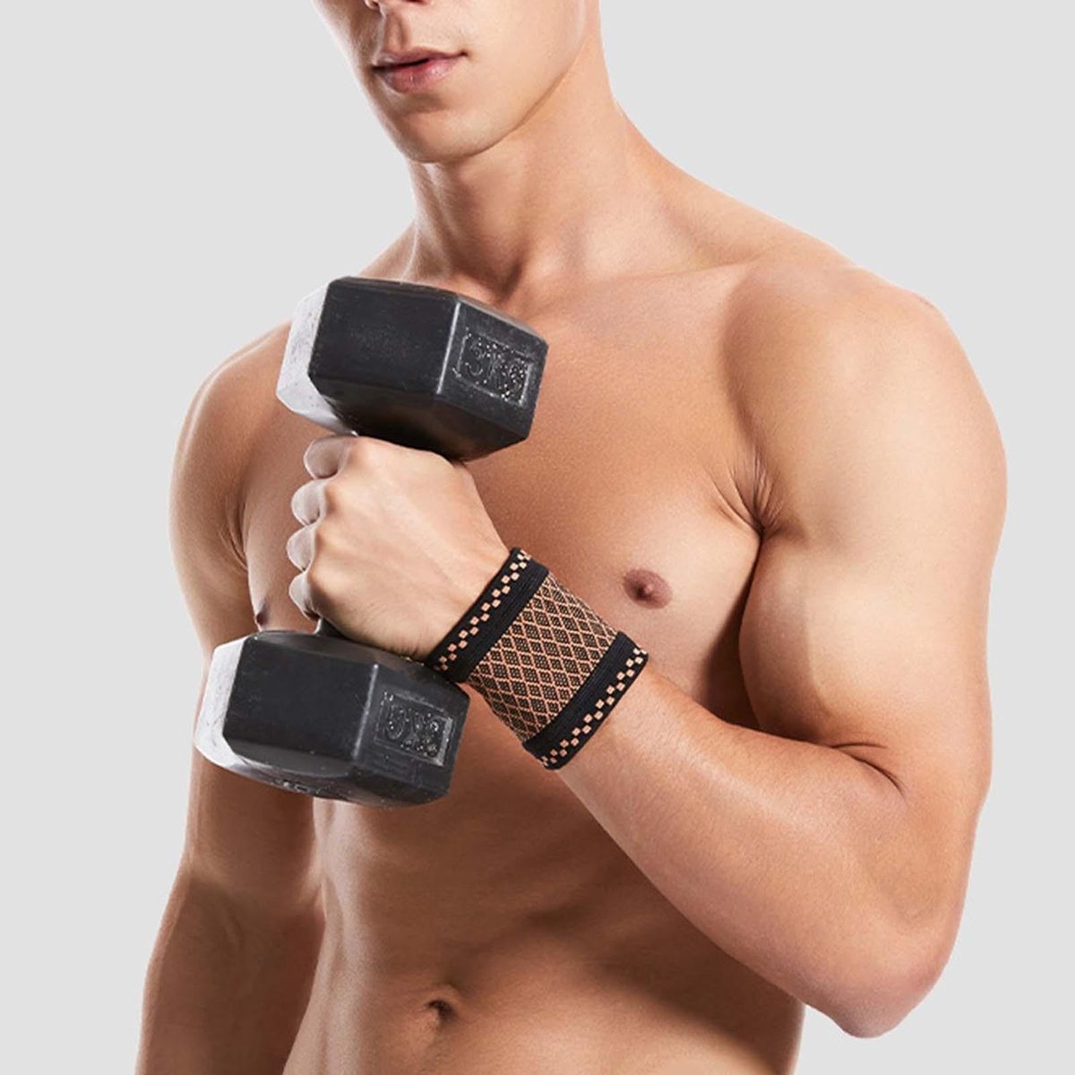 2Pcs Sport Wristband Indoor Gym Fitness Wrist Support