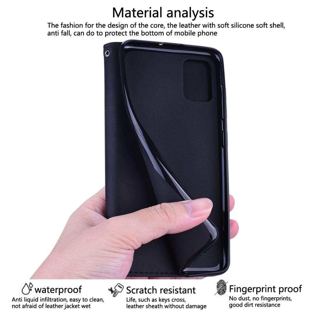 For Huawei Honor 9 Lite Business Magnetic Case