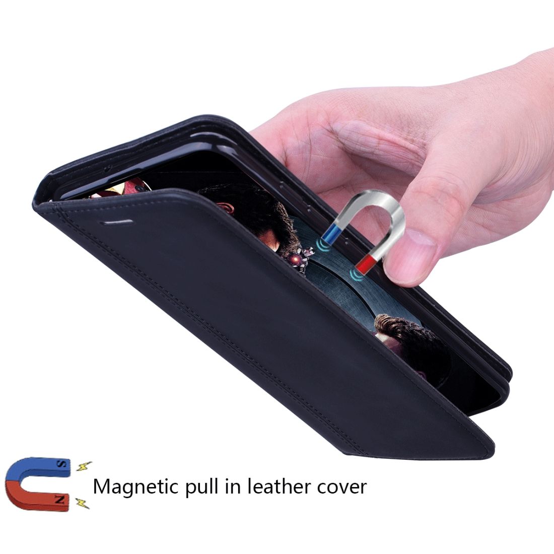 For Huawei Honor 9 Lite Business Magnetic Case