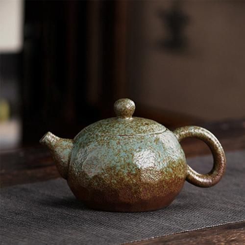Style Retro Side Handle Teapot Stoneware Kung Fu Tea Set Household Simple Tea Making Xi Shi Pot Zen Ceramic Single Pot