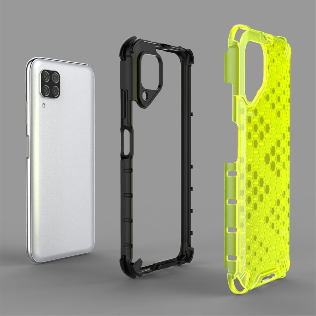 For Huawei Nova 7i  Shockproof Honeycomb PC + TPU Case