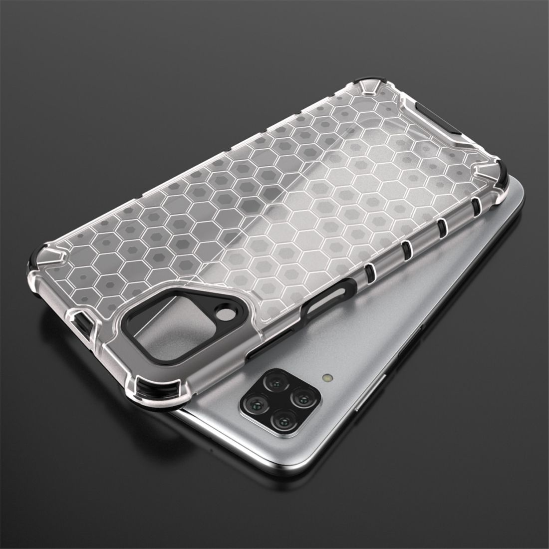 For Huawei Nova 7i  Shockproof Honeycomb PC + TPU Case