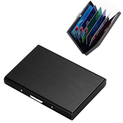 Stainless Steel Credit Card Holder Unisex Slim Anti Protect