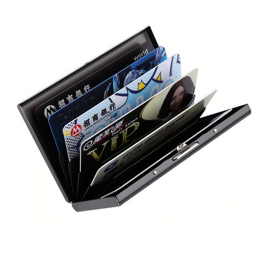 Stainless Steel Credit Card Holder Unisex Slim Anti Protect