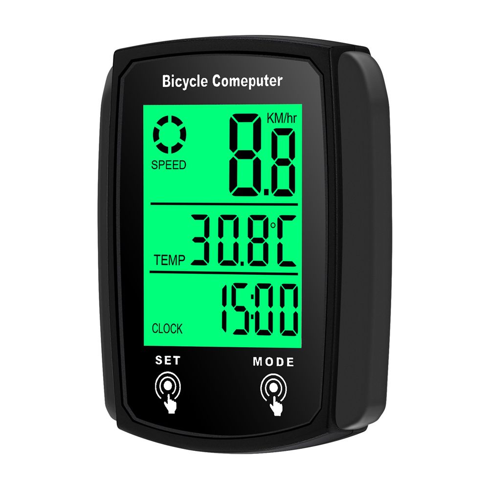 Wired Bike Computer LED Digital Bicycle Speedometer