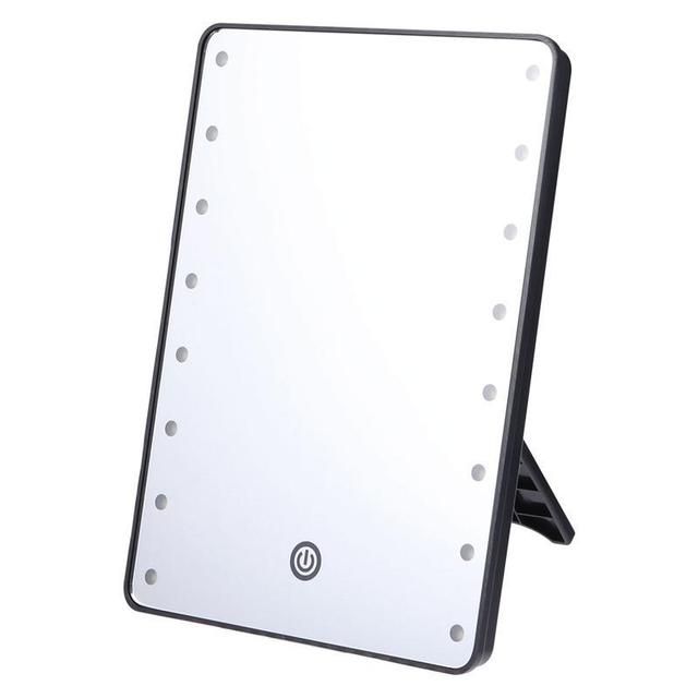 16 Leds Makeup Mirror Touch Illuminated Cosmetic Mirror