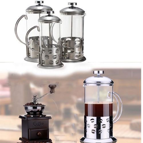 350ml/600ml / 800ml Stainless Steel Gl Cafetiere French Filter Coffee Press Plunger-350ml/600ml / 800ml Stainless Steel Gl Cafetiere French Filter Coffee Press Plunger