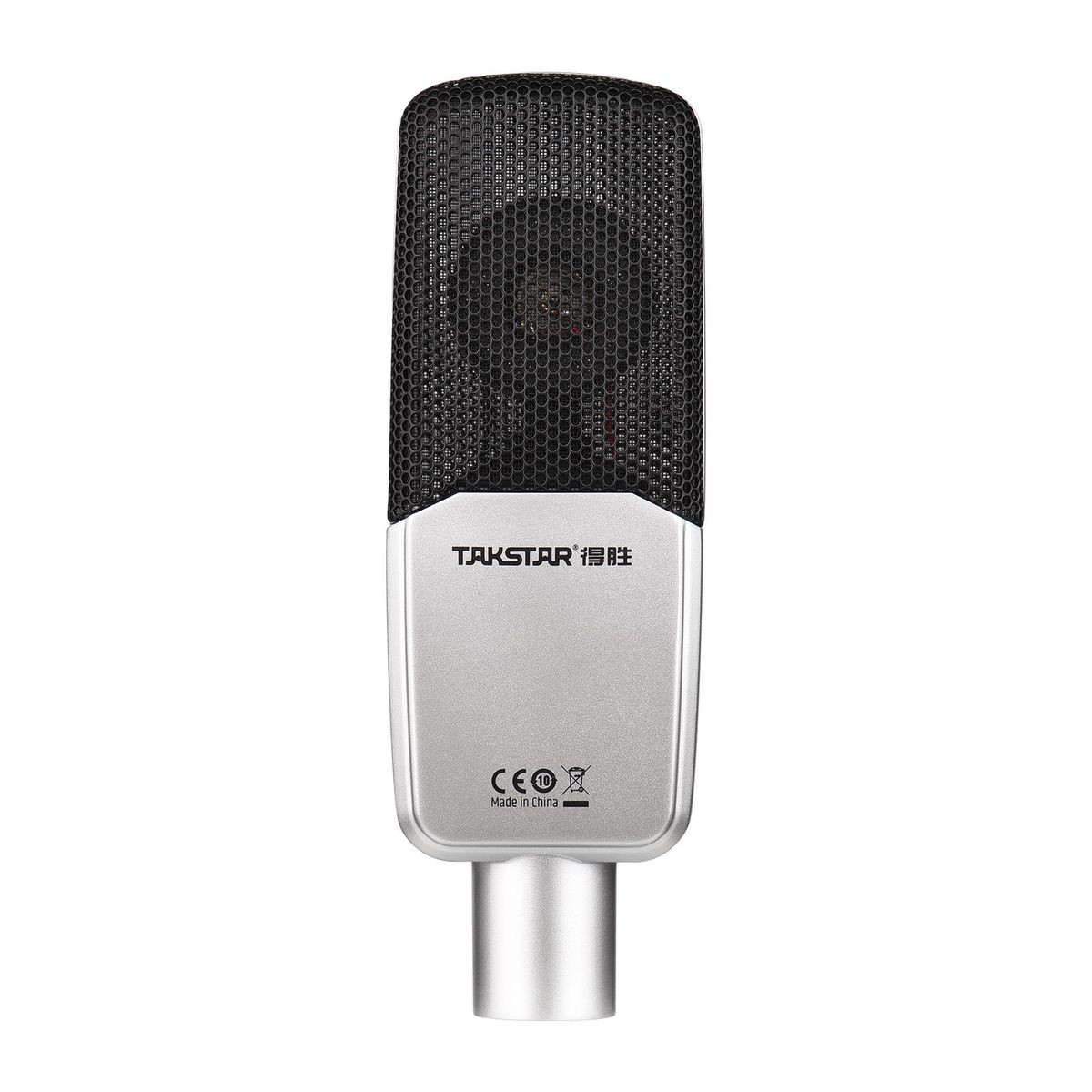 TAKSTAR SM-18 EL Professional Recording Microphone Cardioid Condenser XLR Mic Kit with Adjustable Shock Mount Metal Pop Screen for Studio Vocal Music Instrument Live Stream Performance