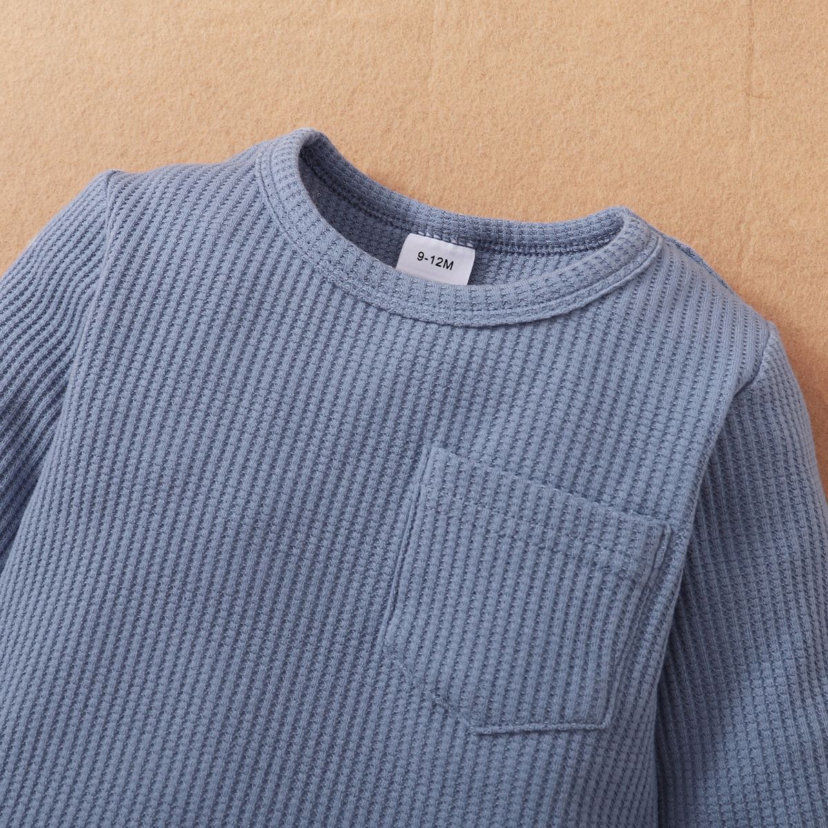 Baby Boys Basic Style Long Sleeves Clothes Set -Blue