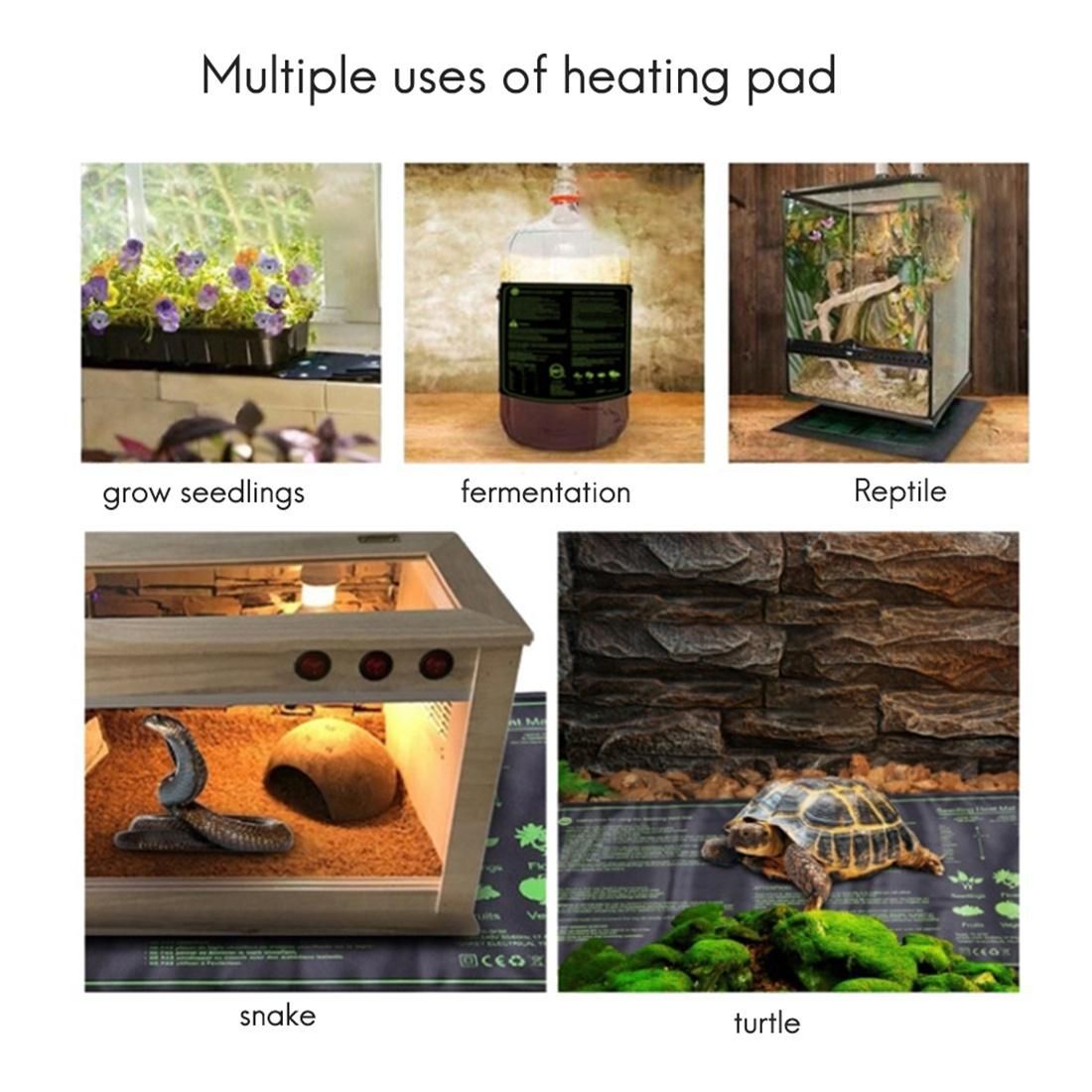 Seedling Heating Mat Waterproof Plant Germination Propagation Starter Garden Supplies US Plug 20X10 Inch