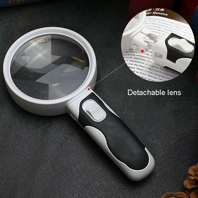 Hand-Held With LED Light Reading Repair 10 Times Mag