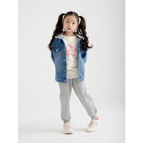 Loli Tree Children's Denim Jacket With Detachable Hood