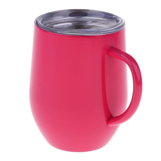Prettyia   12oz   Stainless   Steel   Wine   Glass   Tumbler   Red