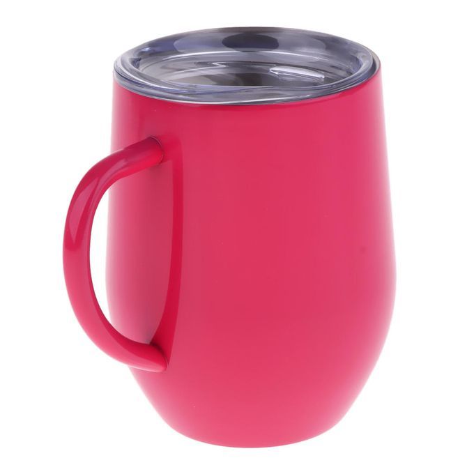 Prettyia   12oz   Stainless   Steel   Wine   Glass   Tumbler   Red