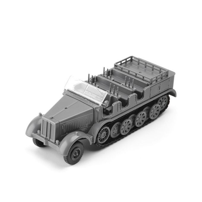 1:72 German Kfz. 7 Half-Track Armored Vehicle Assembly Model For Kids
