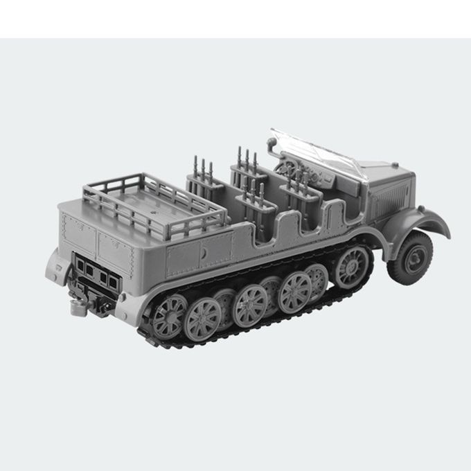 1:72 German Kfz. 7 Half-Track Armored Vehicle Assembly Model For Kids