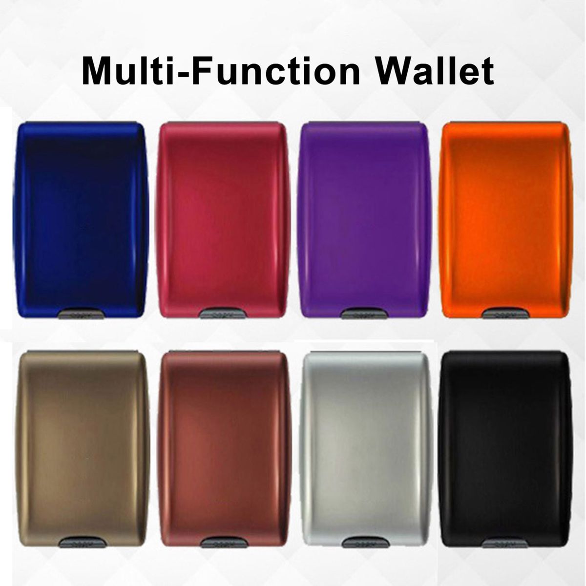 Aluminum Alloy Wallet Multi-function Card Case Aluminum Bank