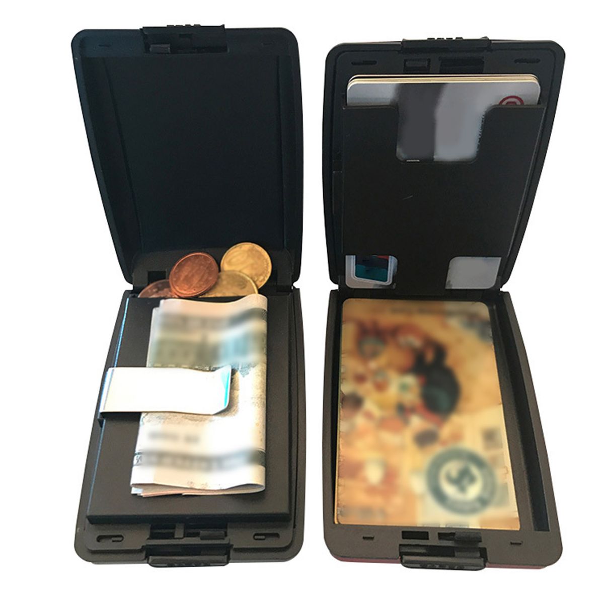 Aluminum Alloy Wallet Multi-function Card Case Aluminum Bank