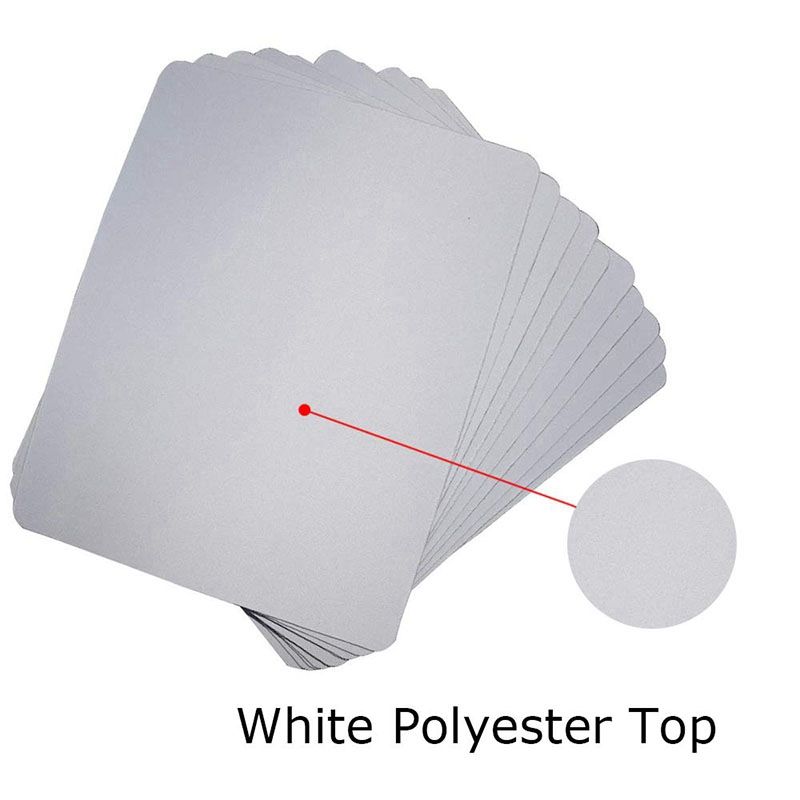 10Pcs Blank Mouse Pad For Sublimation Transfer Heat Press