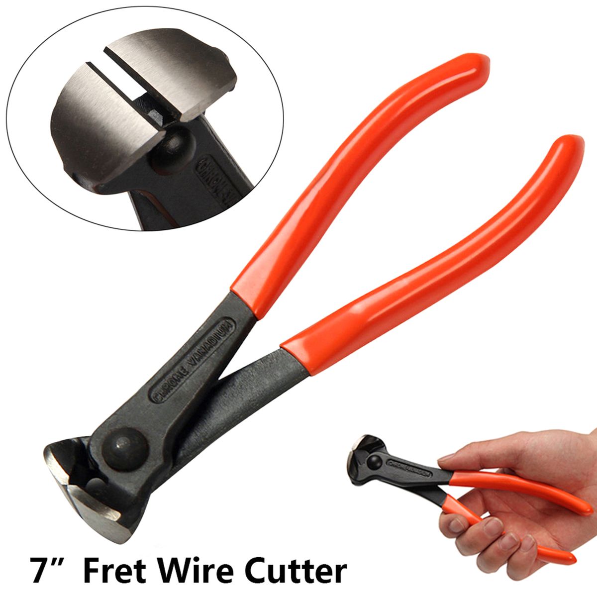 7'' Guitar Fret Wire Cutter Nipper Portable For R-epairing