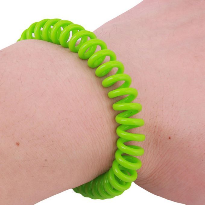 10 Pcs   Bracelets DeetFree Waterproof Spiral Wrist