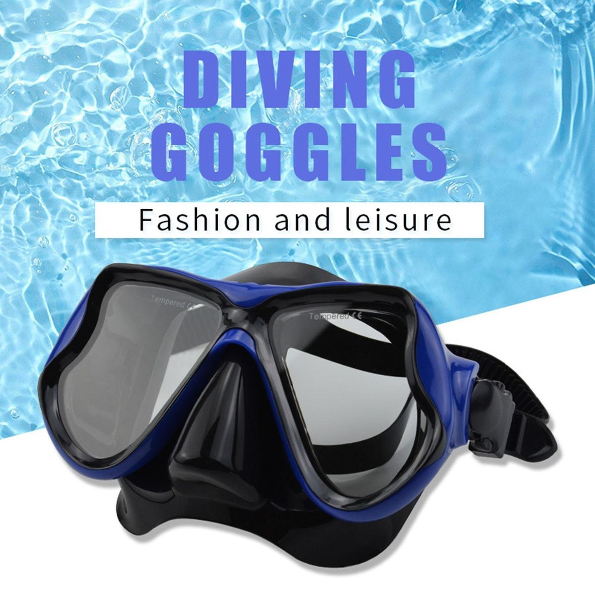 Swimming Glasses Swim Eyewear Men Women Underwater Swimming Glasses Blue