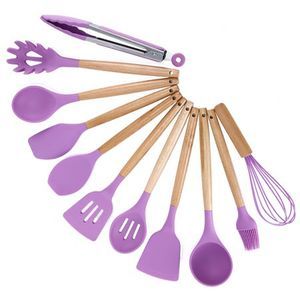12PCS Silicon Non-Stick Cooking Spoon Set- In 6 Colours