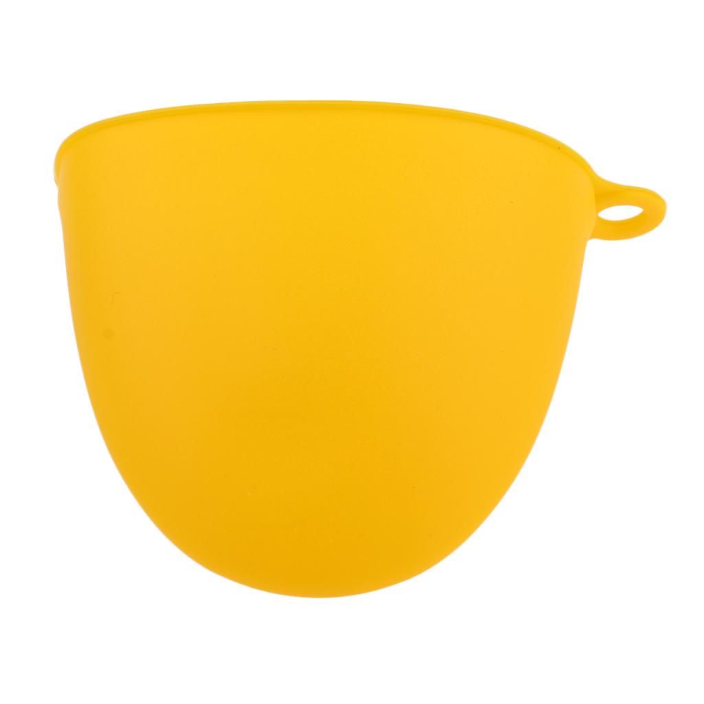 2pcs Baking Pinch Grip Silicone Hot Pot Holder Oven Glove Mini Yellow