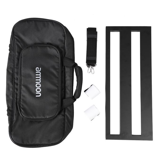 Ammoon DB-2 Portable Guitar Pedal Board Aluminum Alloy With