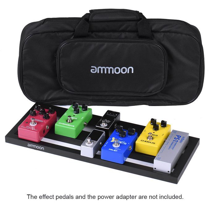 Ammoon DB-2 Portable Guitar Pedal Board Aluminum Alloy With