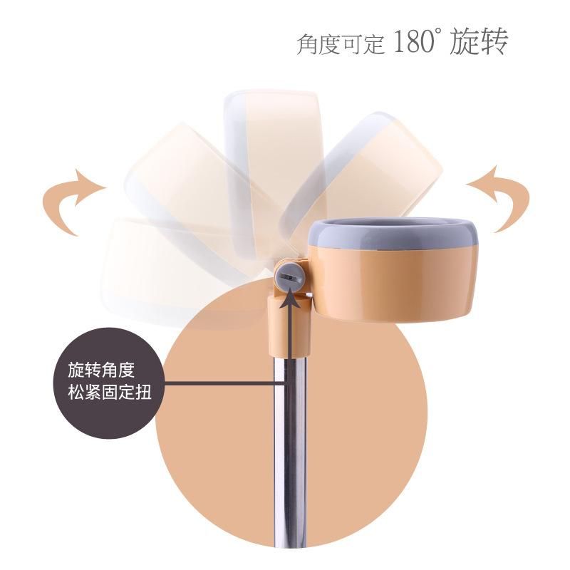 Lazy Hair Dryer Bracket 180 Degree Rotation Pet Hair Dryer Fixing Frame Supports One-Piece Delivery 43.5*14.3 (light gray with carton)