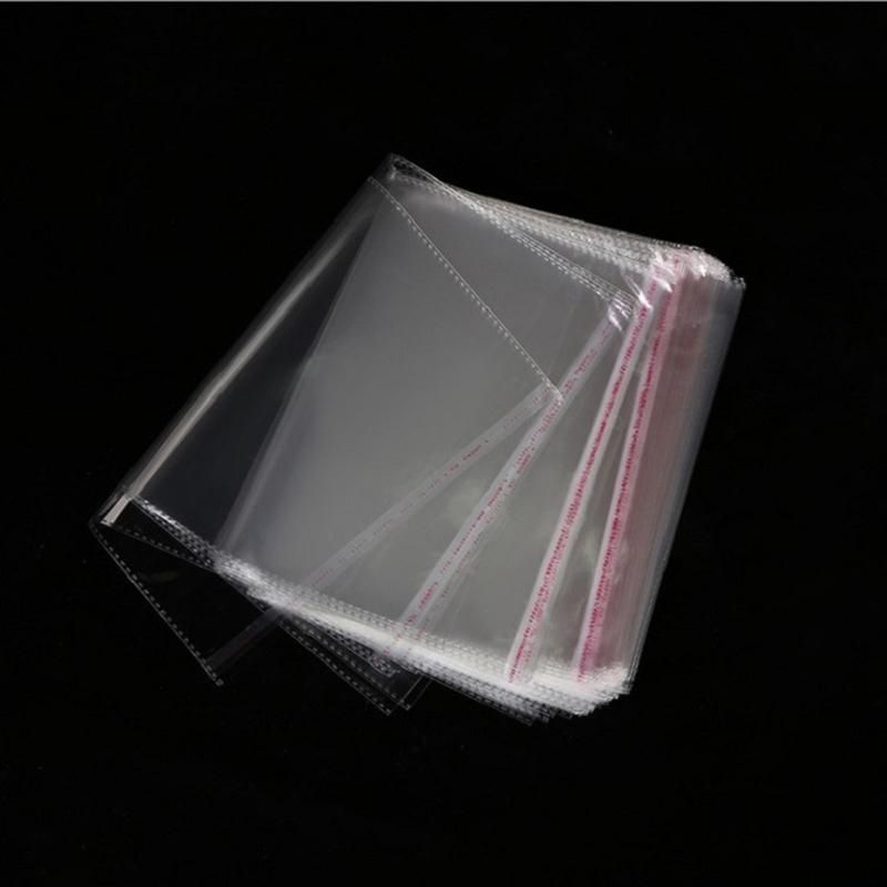 100Pcs Transparent Self Adhesive Sealed Plastic Bags
