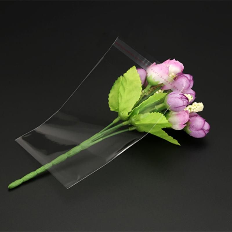 100Pcs Transparent Self Adhesive Sealed Plastic Bags