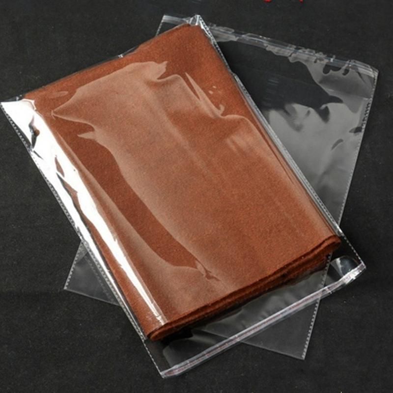 100Pcs Transparent Self Adhesive Sealed Plastic Bags