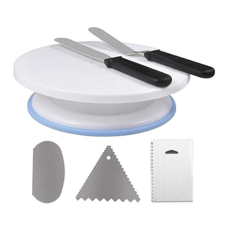 Cake Turntable Set,Cake Decorating Kits with Rotating