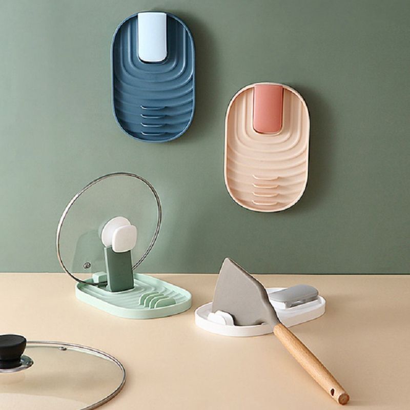 Spoon Lid Rest Pad Kitchen Spatula Holder Heat