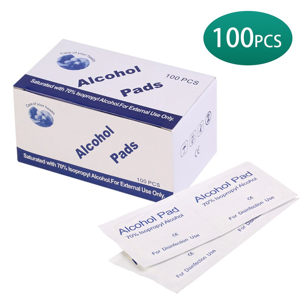 100 Pcs Disposable Cotton Pads Cleaning Wet Wipe Cleaning