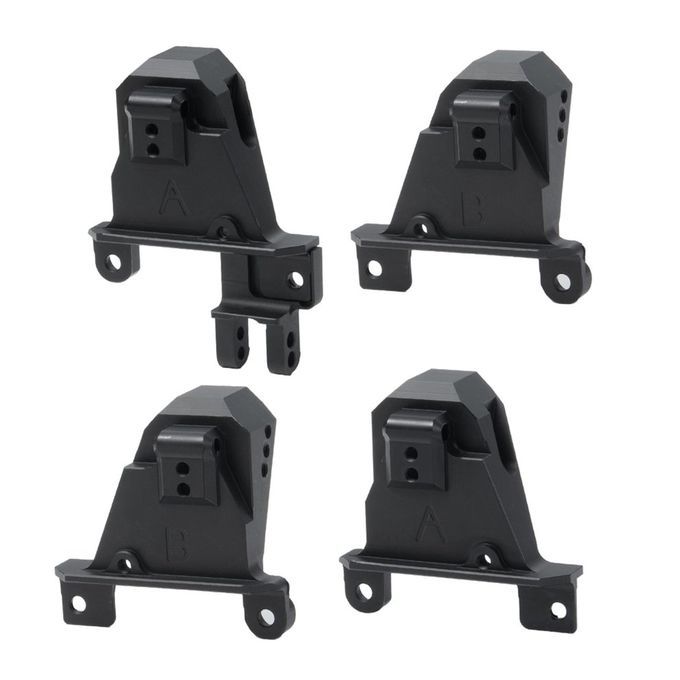 Front Rear Sho K Towers With Adjustable Mount For TRAXXAS TRX-4 1:10 R   Ar-black
