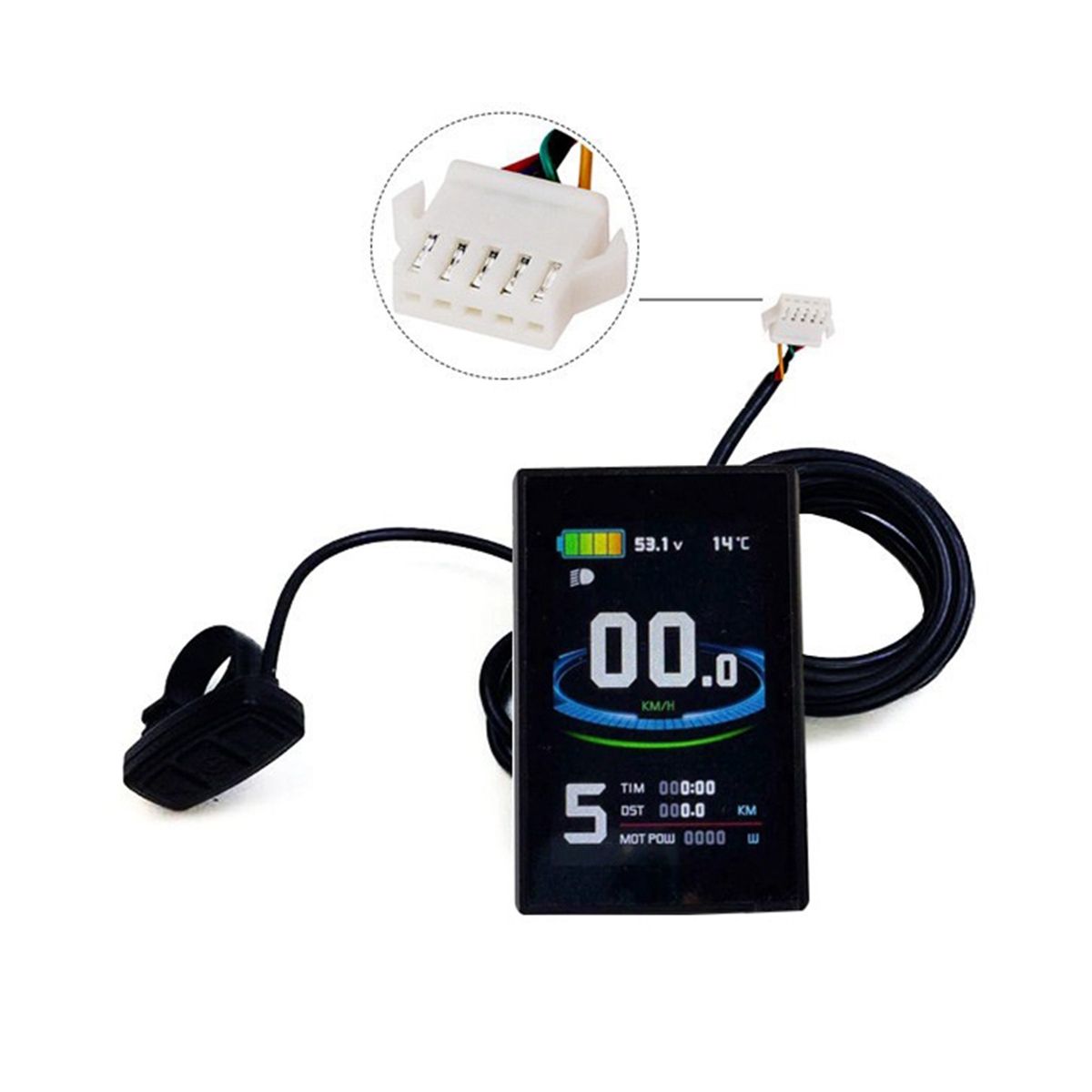 KT E Bike TFT Color Display LCD8S Electric Bicycle Display Conversion Kit Accessories KT LCD8S Display