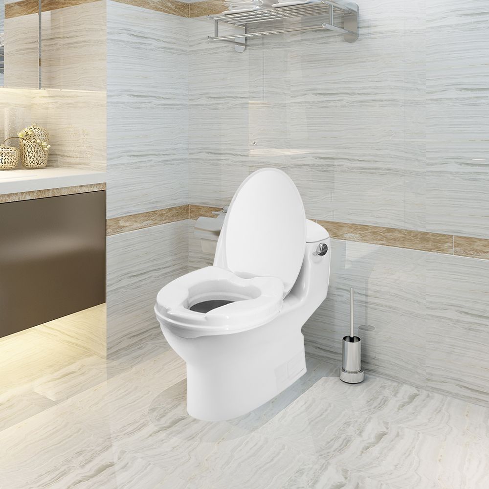 Raised Toilet Seat With Lid 300 Lbs Heavy Duty Elevated