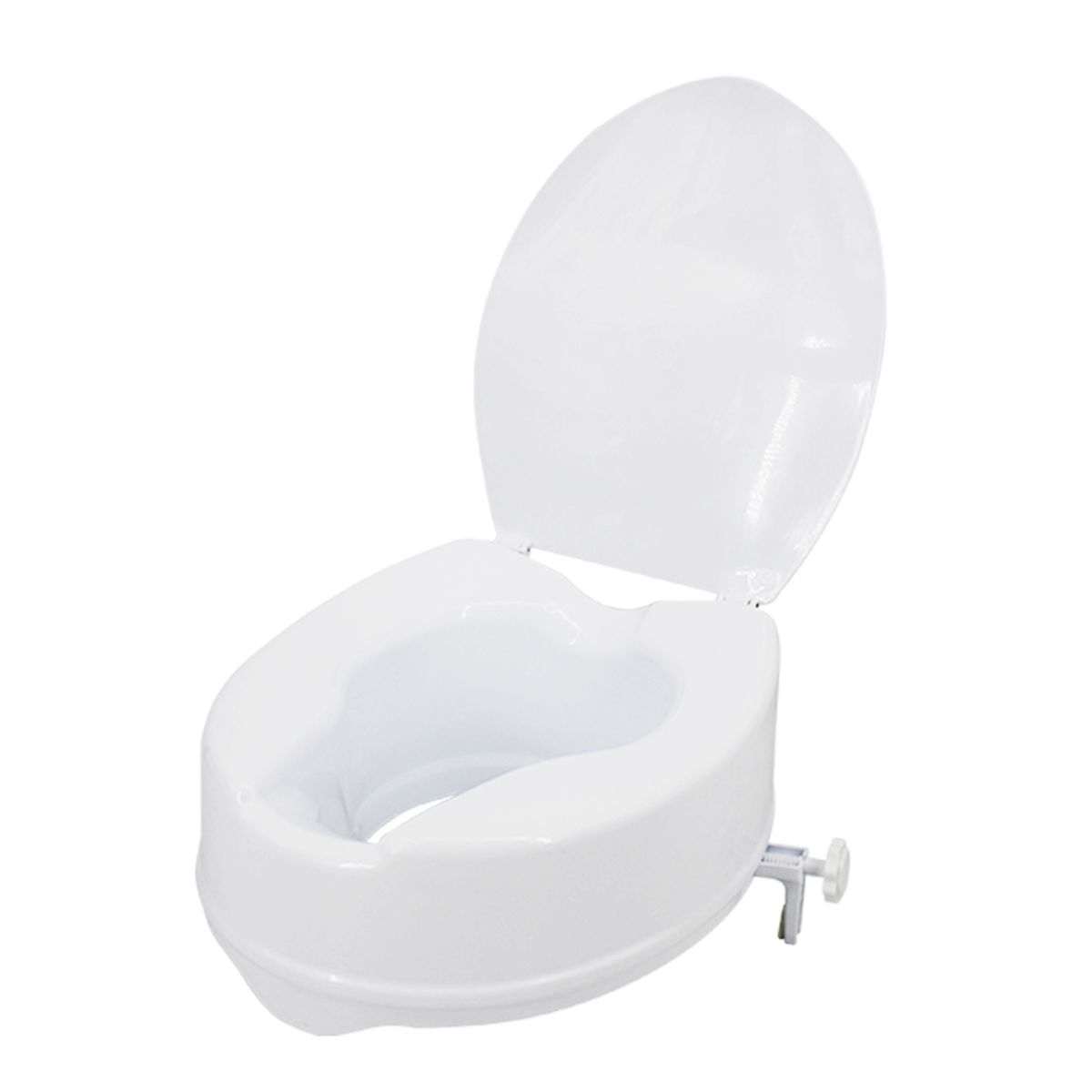 Raised Toilet Seat With Lid 300 Lbs Heavy Duty Elevated